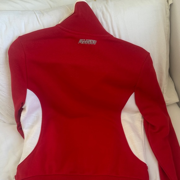 Ferrari Red Jacket with White Panels - Picture 4 of 4